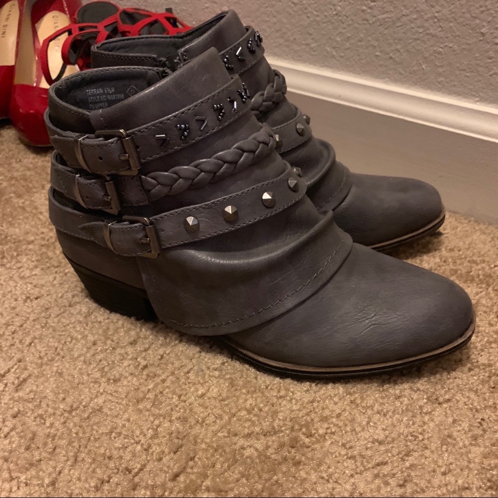 Gray Booties